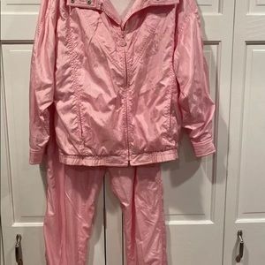 Vintage 80s 90s adidas tracksuit pink M
